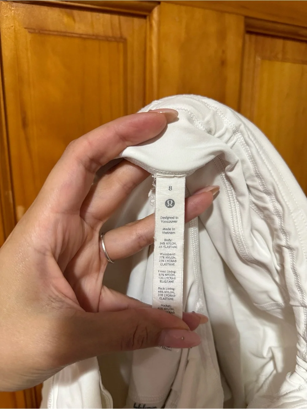 Lululemon Women's White Athletic Skort